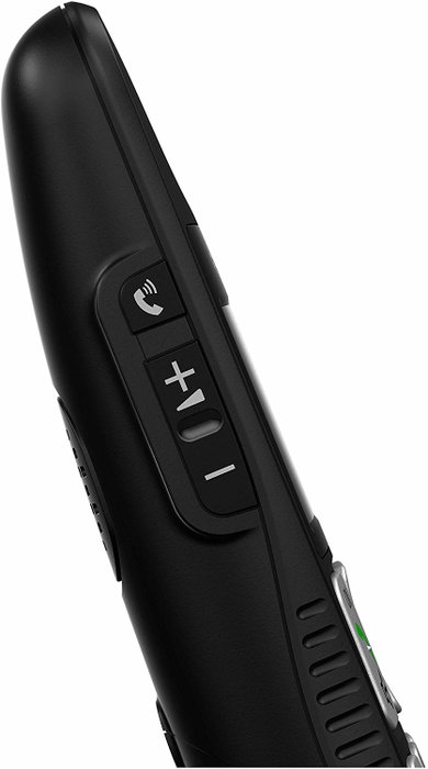 Panasonic KX-TGE310SP Teléfono inalámbrico con teclas grandes, Negro